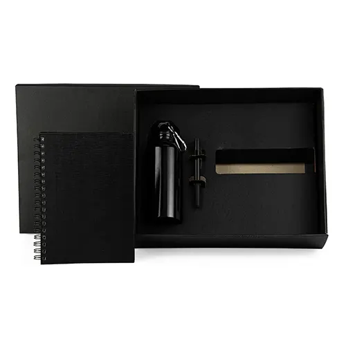 Kit com Squeeze, Caneta e Caderno 3 Pçs SMKT-9041S