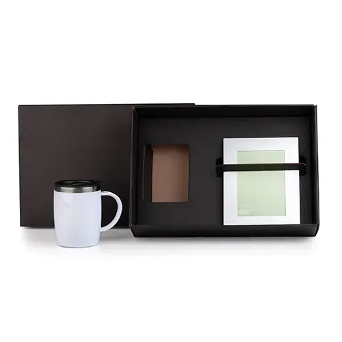 Kit Caneca em Aço Inox e Porta-Retrato em Alumínio 2 Pçs SMKT-9046A - Image 2