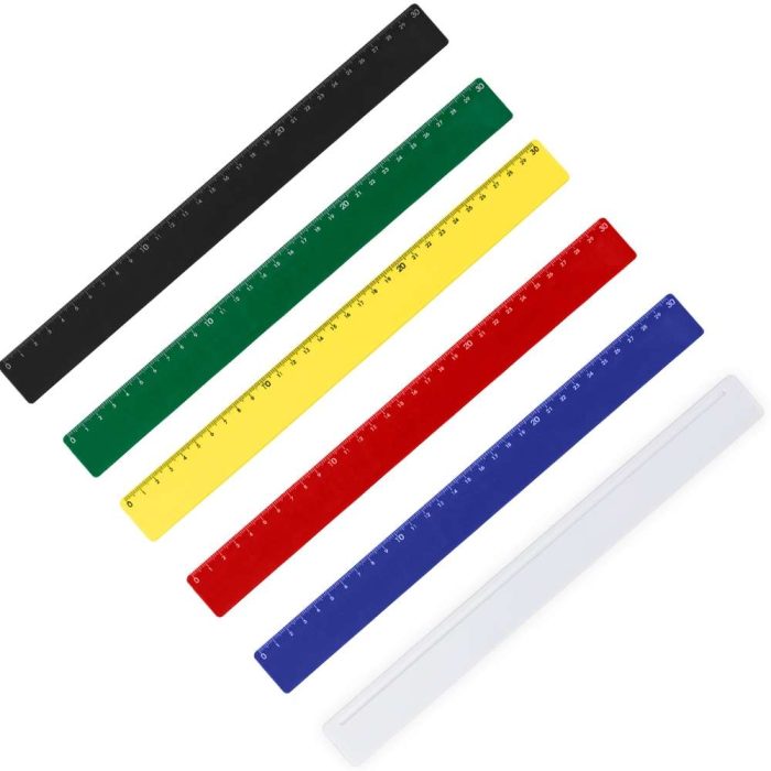 Régua Plástica Colorida 30cm - Image 2